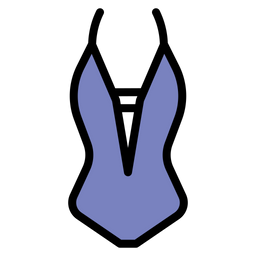 256x256 Swimsuit Icon Of Colored Outline Style