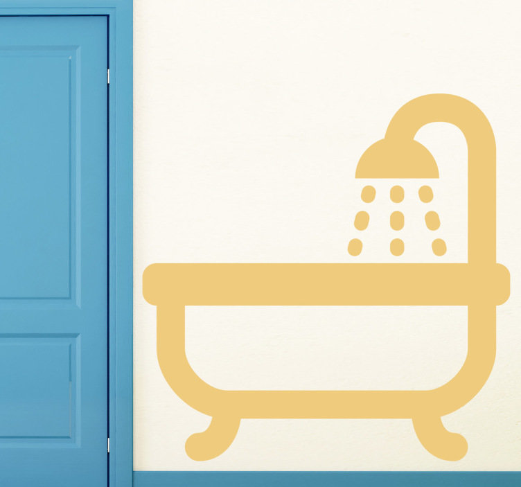 752x703 Bathroom Icon Sticker