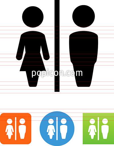 400x512 Restroom Icon