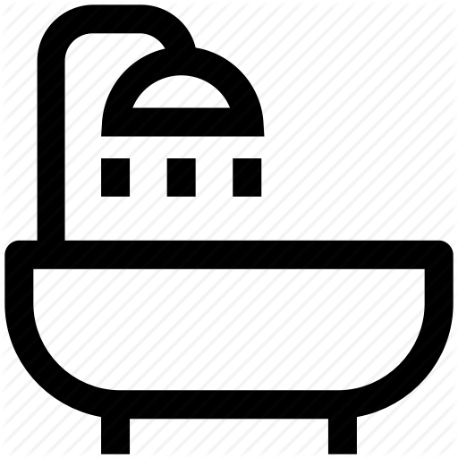 512x512 Bathtub, Restroom, Shower, Towel, Tub, Wash Bathroom Icon