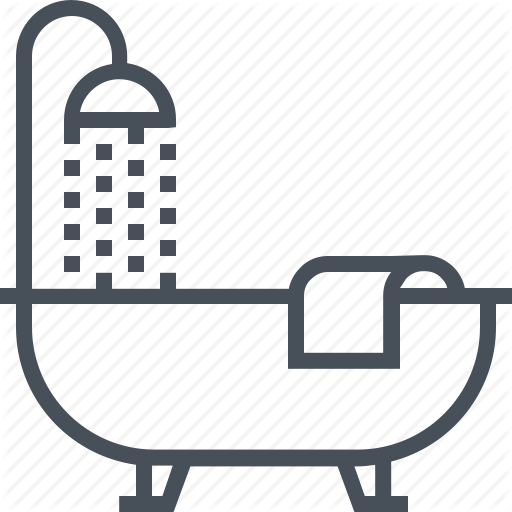 512x512 Bathroom, Real Estate, Shower Icon