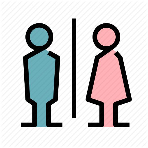 512x512 Bathroom, Man, Restroom, Room, Toilet, Woman Icon