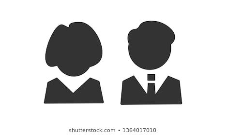 467x280 Woman And Men Icons On White Background