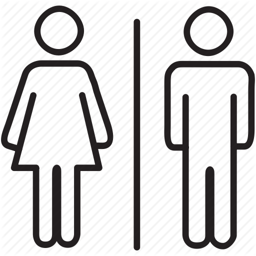 512x512 Bathroom, Female, Male, Mall, Man, Shopping, Woman Icon