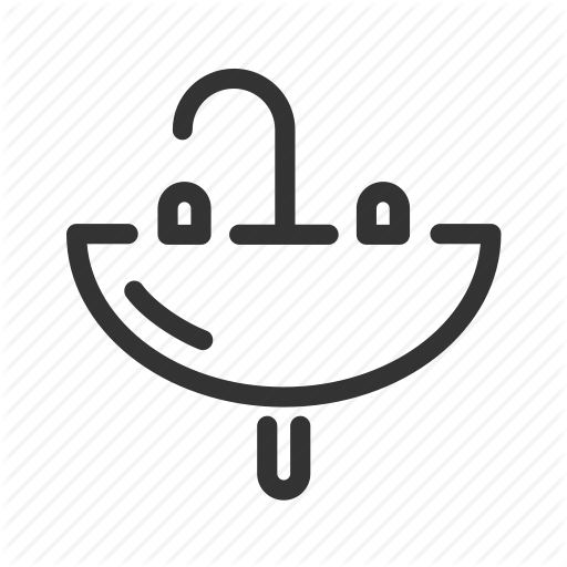 512x512 Bathroom, Sink, Toilet, Water, Wc Icon