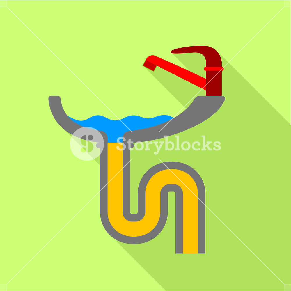 1000x1000 Bathroom Sink Icon Flat Illustration Of Bathroom Sink Vector Icon