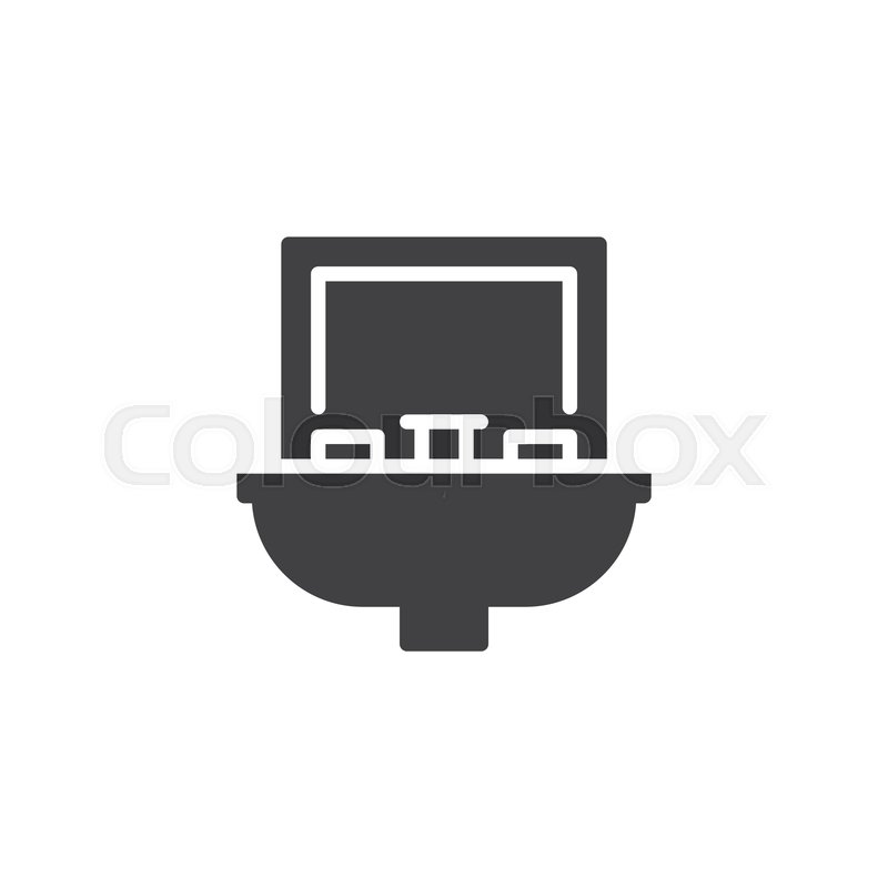 800x800 Bathroom Sink With Mirror Vector Icon Stock Vector Colourbox