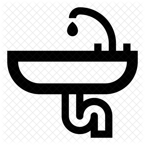 512x512 Sink Icon Of Line Style
