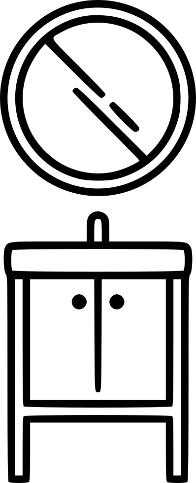 398x980 Small Bathroom Sink Png Icon Free Download