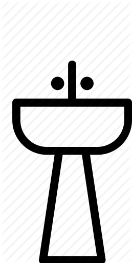 258x512 Bath, Bathroom, Sink Icon
