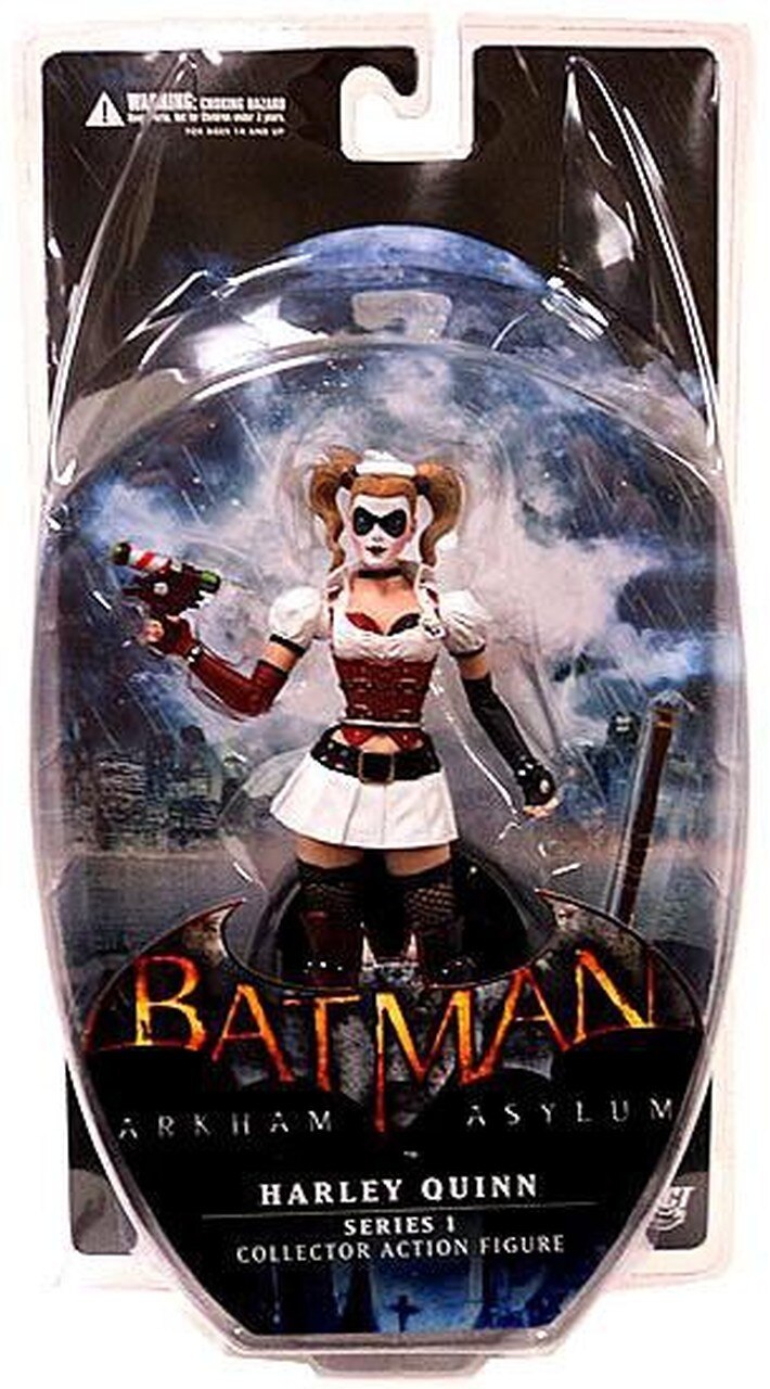 710x1280 Batman Arkham Asylum Series Harley Quinn Action Figure Dc Direct