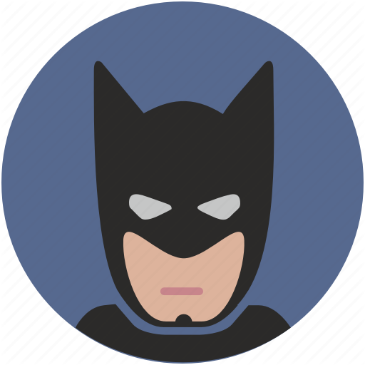 512x512 Avatar, Batman, Comics, Head, Hero, Mask Icon