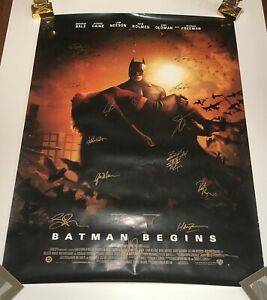 267x300 Ultimate Batman Begins Movie Poster Signed! Ebay