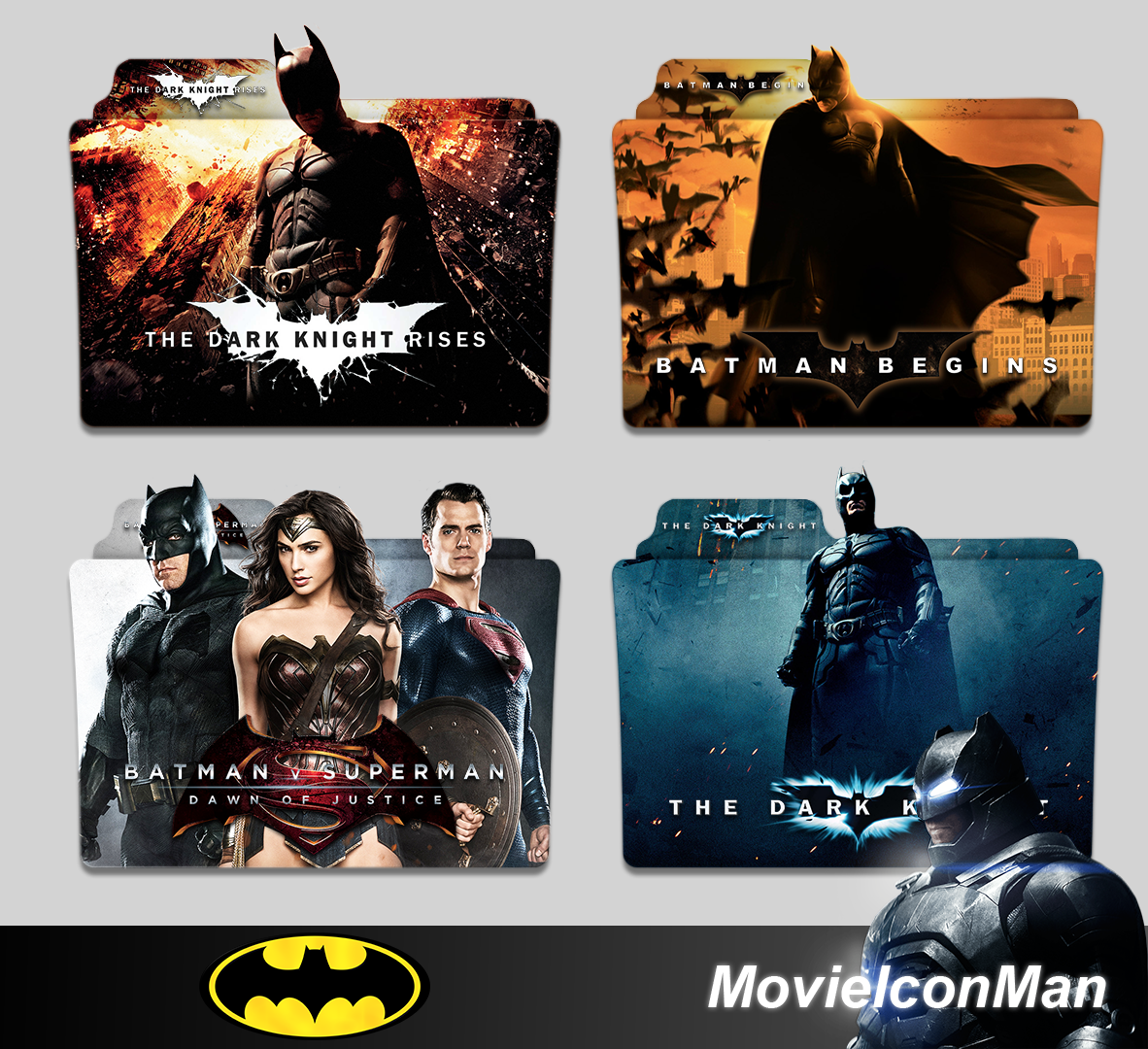 1182x1080 Batman Movie Collection Folder Icon Pack
