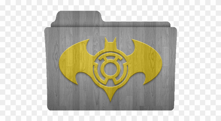 840x460 Sinestro Lantern Batman Wooden Folder Icon