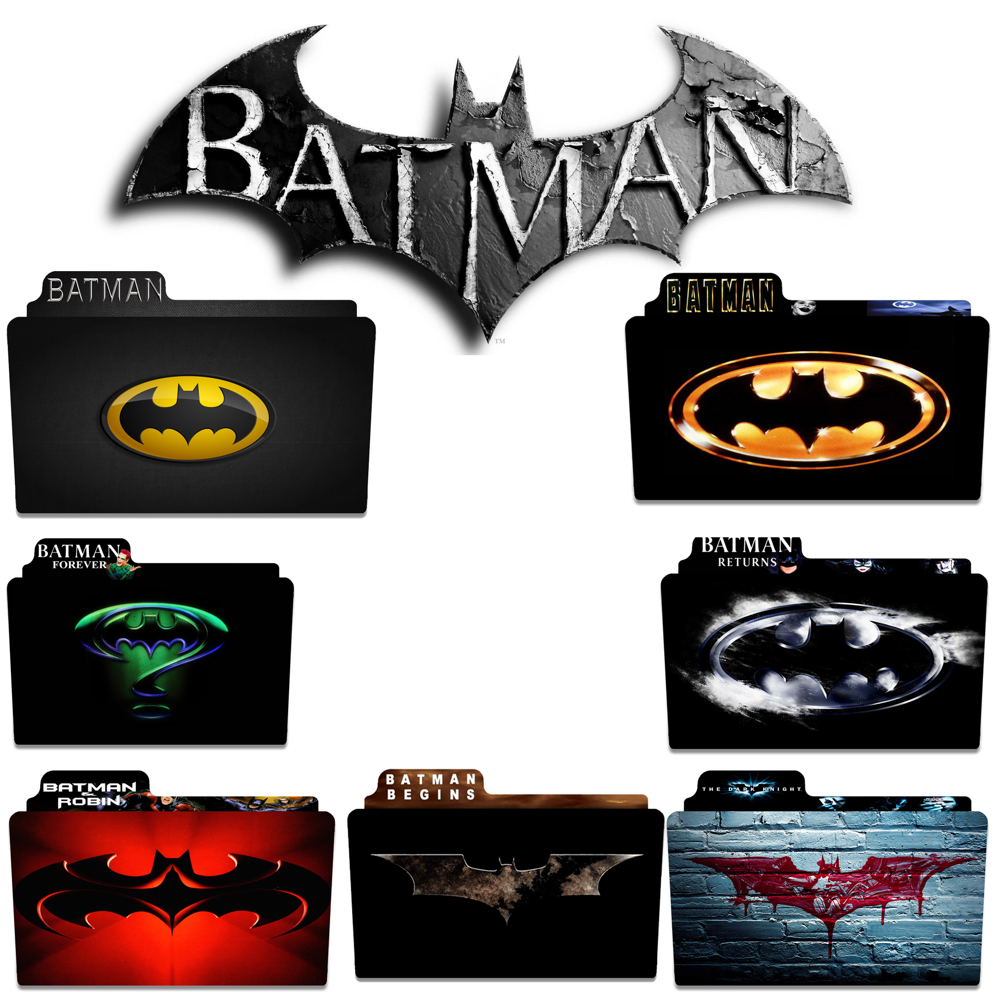 2000x2000 Batman Collection Folder