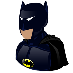 256x256 Batman Icon Batman Iconset Iconshock
