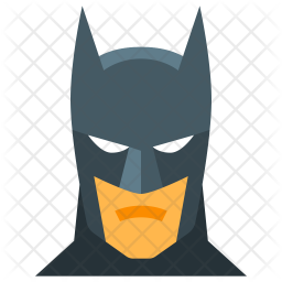 256x256 Batman Icon Of Flat Style