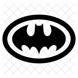 256x256 Batman Icon Of Line Style