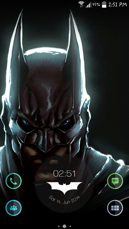 540x960 Bat Mode Nova Launcher, Zooper Widget, Demicon Icon Pack D
