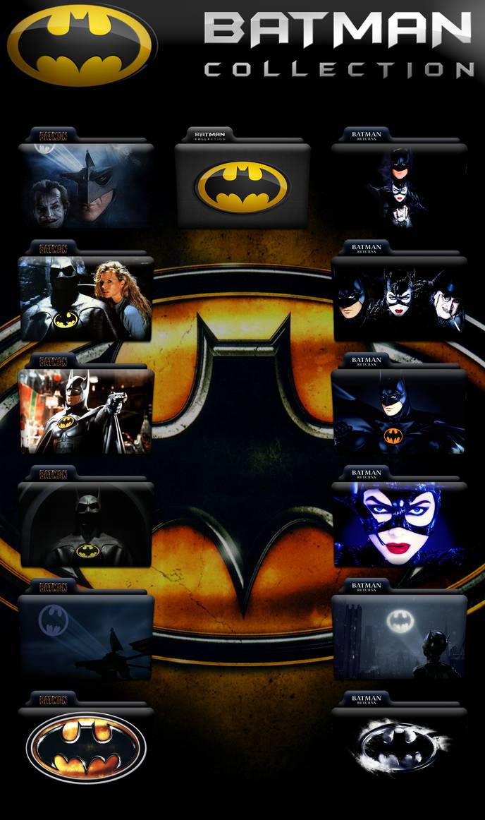 688x1162 Tim Burton's Batman Collection Folder Icon Pack