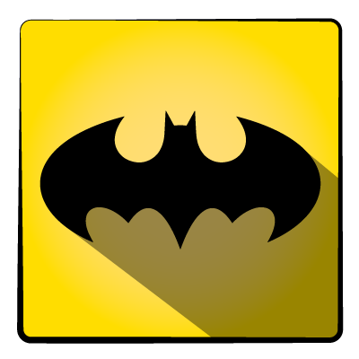 400x400 Bat, Batman, Hero, Super Icon