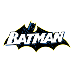 256x256 Batman Logo Icon Of Flat Style