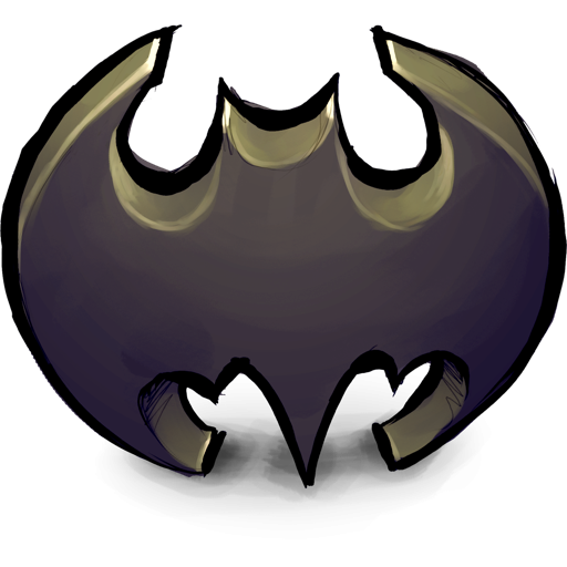 512x512 Batman Logo Watercolor Icon, Png Clipart Image