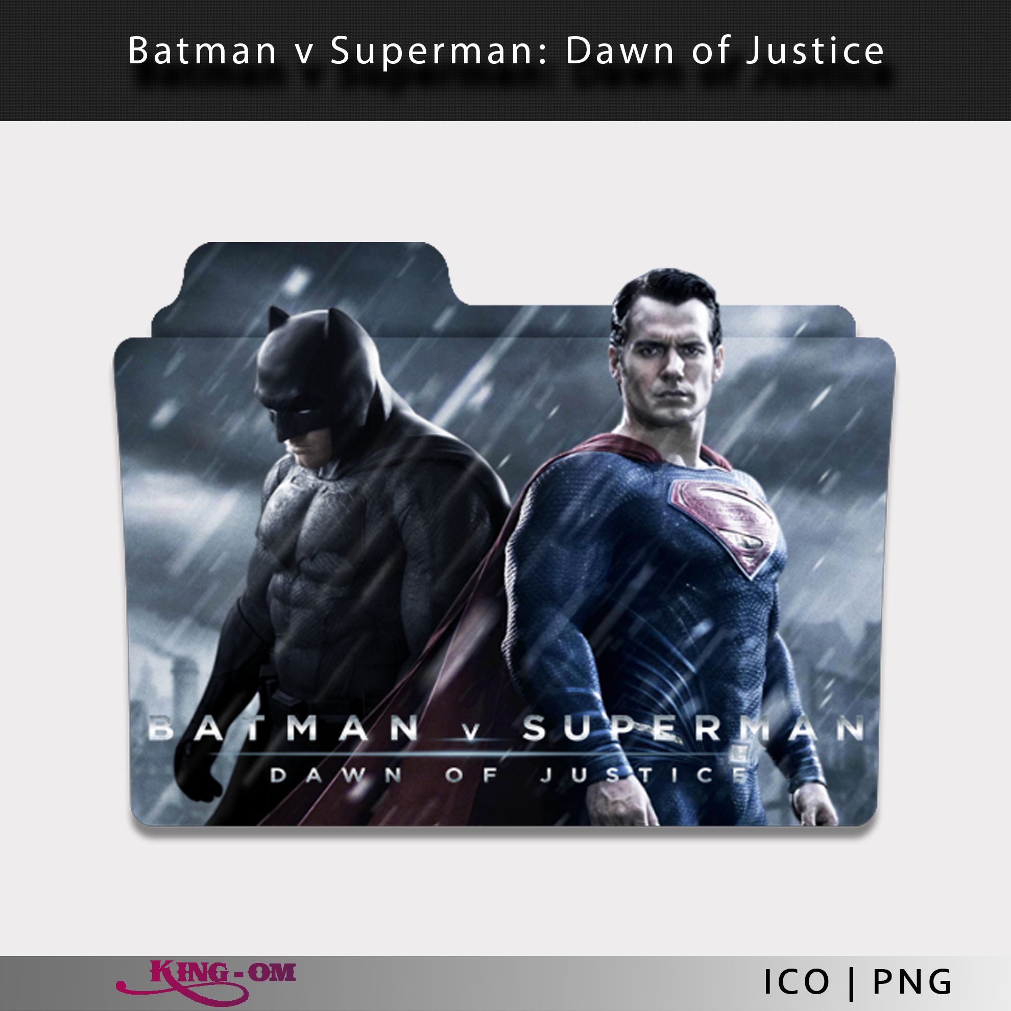 Batman V Superman Dawn Of Justice Folder Icon 1980x1980 Batman V Superman Dawn Of Justice Folder Icon