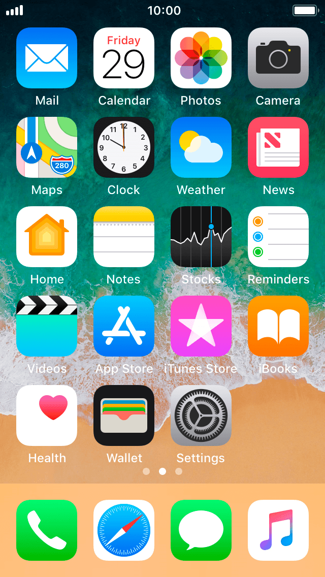 640x1136 List Of Screen Icons