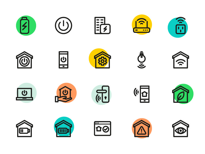 800x600 Smart Home Icons