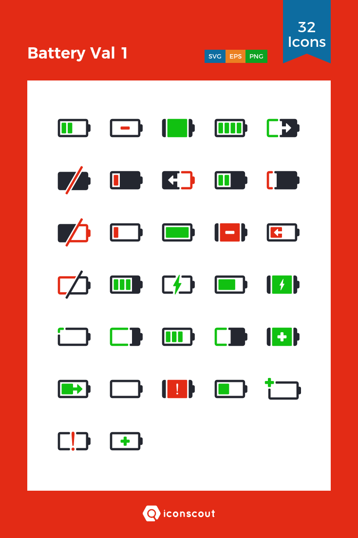 735x1103 Battery Val Icon Pack