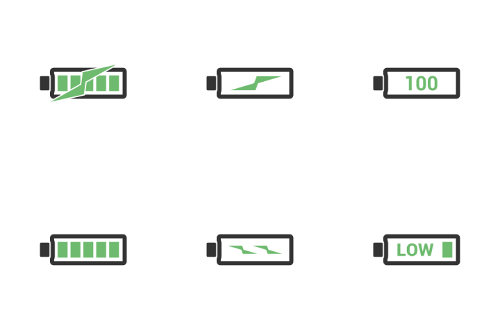 720x480 Download Battery Icon Icon Pack