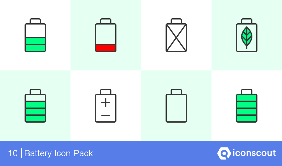 896x528 Download Battery Icon Pack