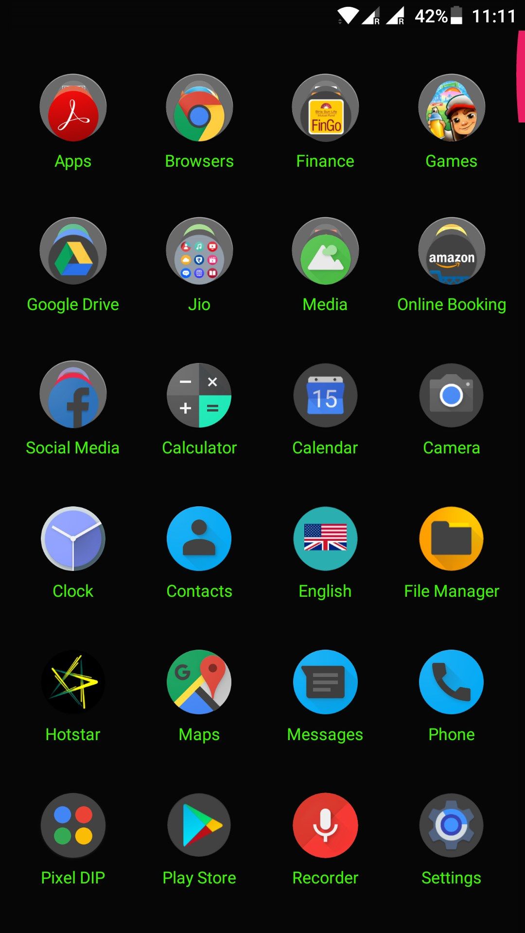 1080x1920 Lock Screen And App Drawer With Various Launcher And Icon Pack