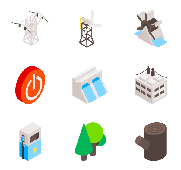 600x564 Battery Icons