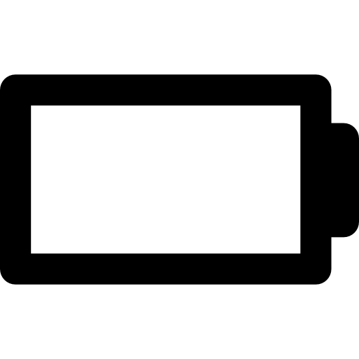 512x512 Empty Battery Symbol Icons Free Download