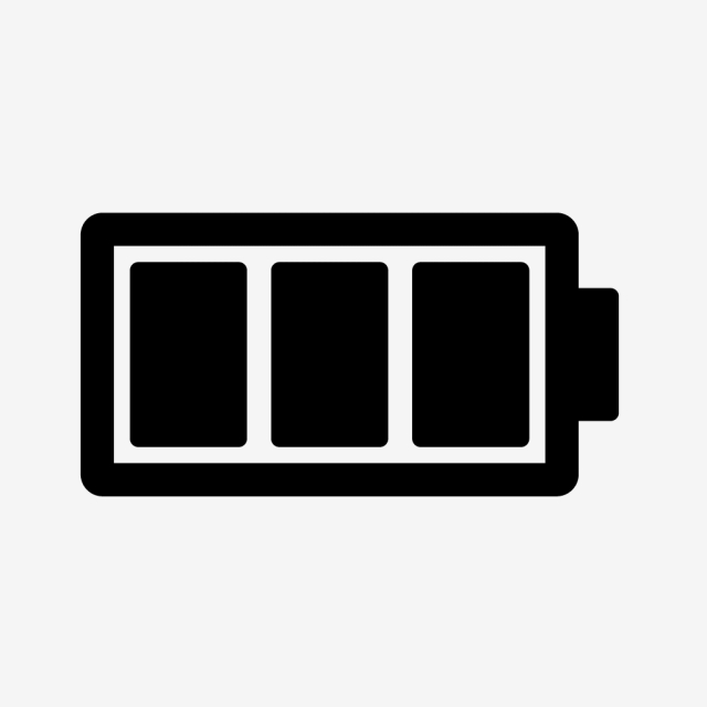 640x640 Vector Full Battery Icon, Battery, Charge, Full Png And Vector