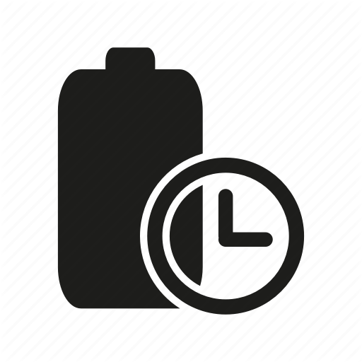 512x512 Action, Battery, Duration, Life, Long, Standing, Waiting Icon