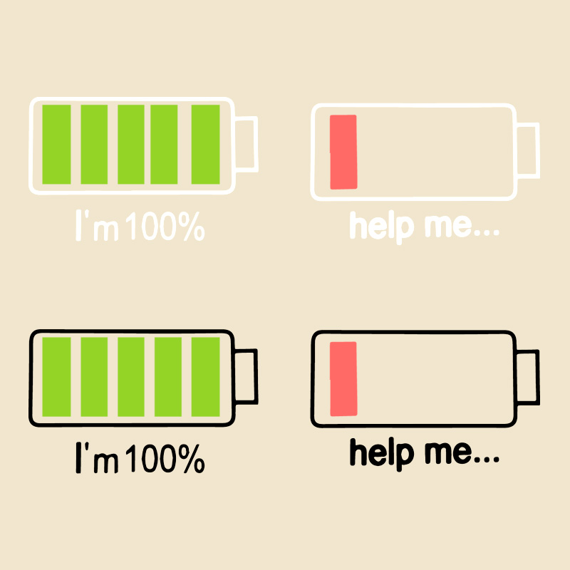 800x800 Doreenbeads Creative Battery Power Icon Patch T Shirt Press