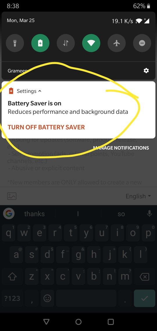 540x1140 Change The System Of Battery Saver Notification