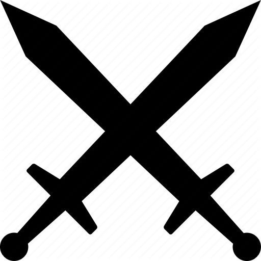 512x512 Battle, Combat, Crossed, Fight, Sword, Swords, War Icon
