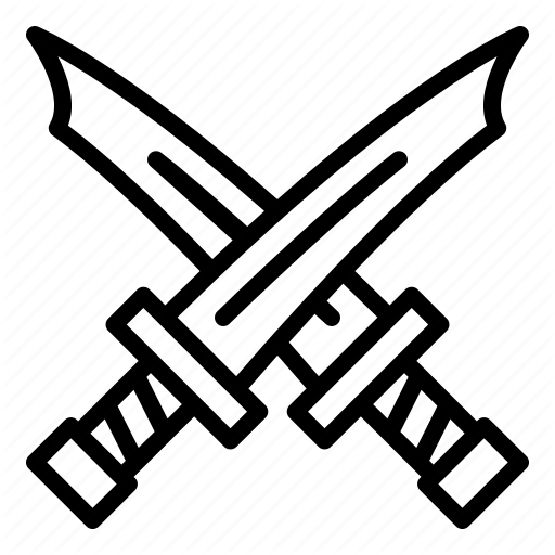 512x512 Battle Royal, Blades, Fortnite, Game, Pubg, Swords Icon