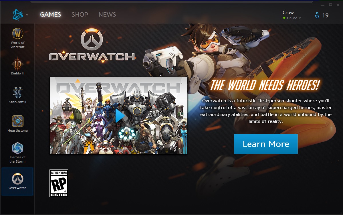 1199x751 Overwatch Icon Appears In Desktop Client Don't Panic