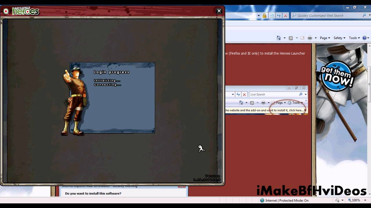 1280x720 Battlefield Heroes Error