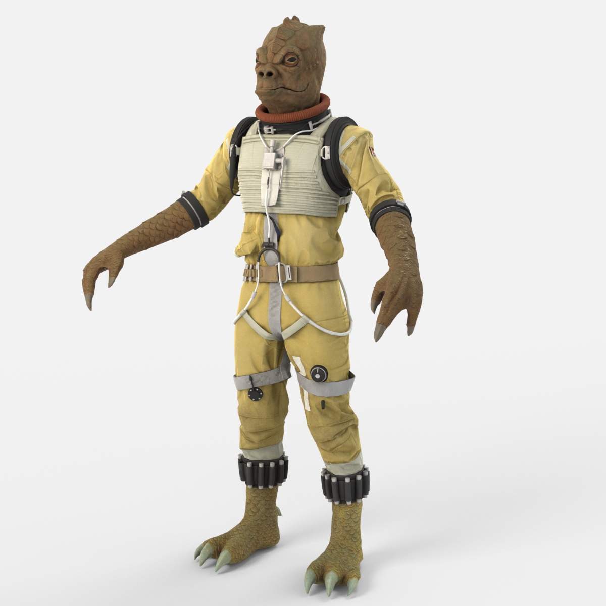 1200x1200 Bossk From Star Wars Battlefront Free Model
