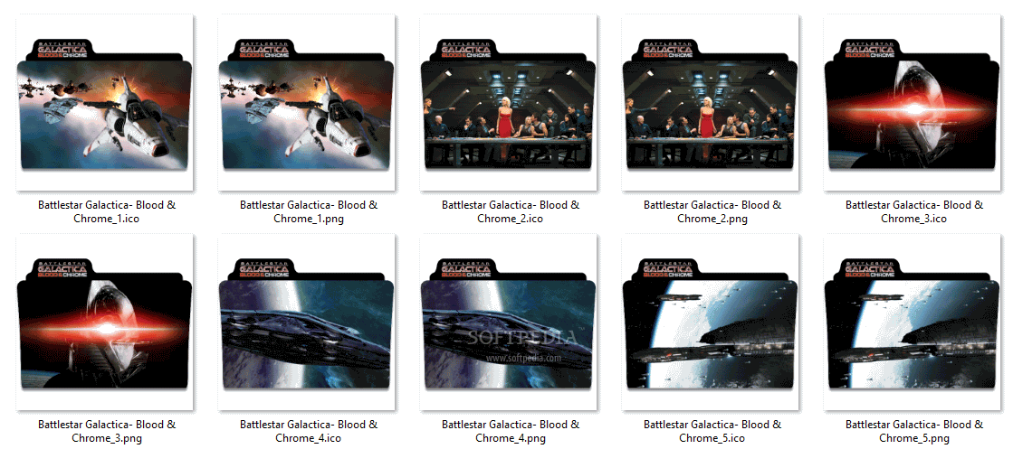 1119x497 Download Battlestar Galactica Blood And Chrome Icons