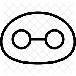 256x256 Baymax Icon Of Line Style