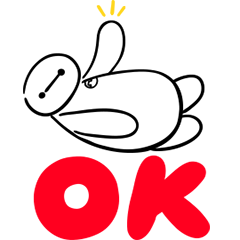 240x240 Big Hero Stayin' Fluffy Line Stickers Line Store