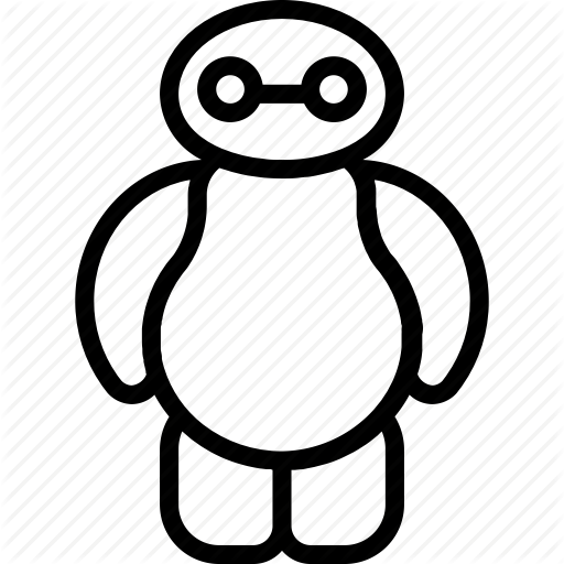 512x512 Baymax, Film, Hero, Movie, Robot, Robots, Six Icon